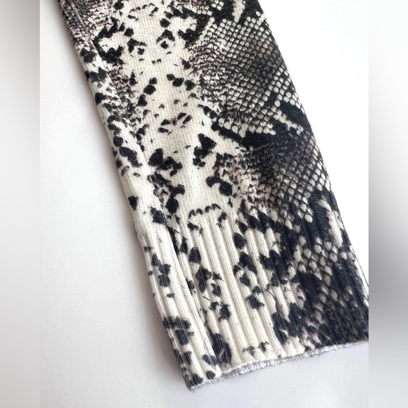 Vero Moda Long Sleeve Snakeskin Print Dress Size S - Picture 7 of 12